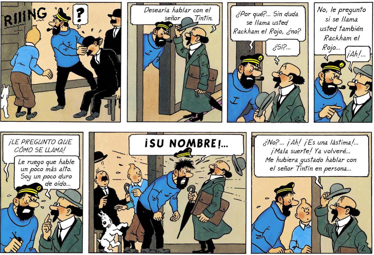 Première apparition de Tournesol dans Le Trésor de Rackham le Rouge